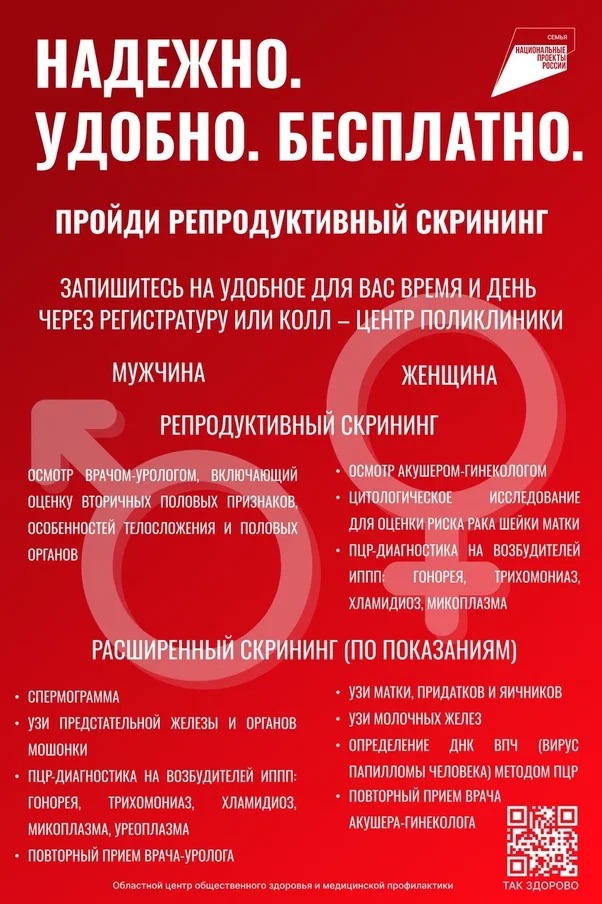 Как пройти репродуктивный скрининг?